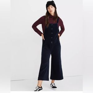 Madewell Texture & Thread Velour Corduroy Overalls
